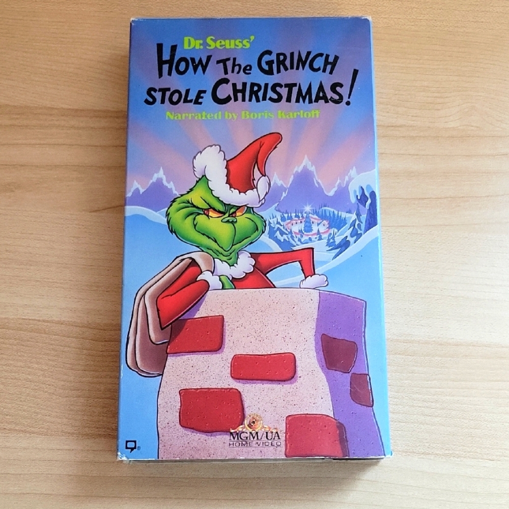 Dr. SEUSS How the Grinch Stole Christmas VHS